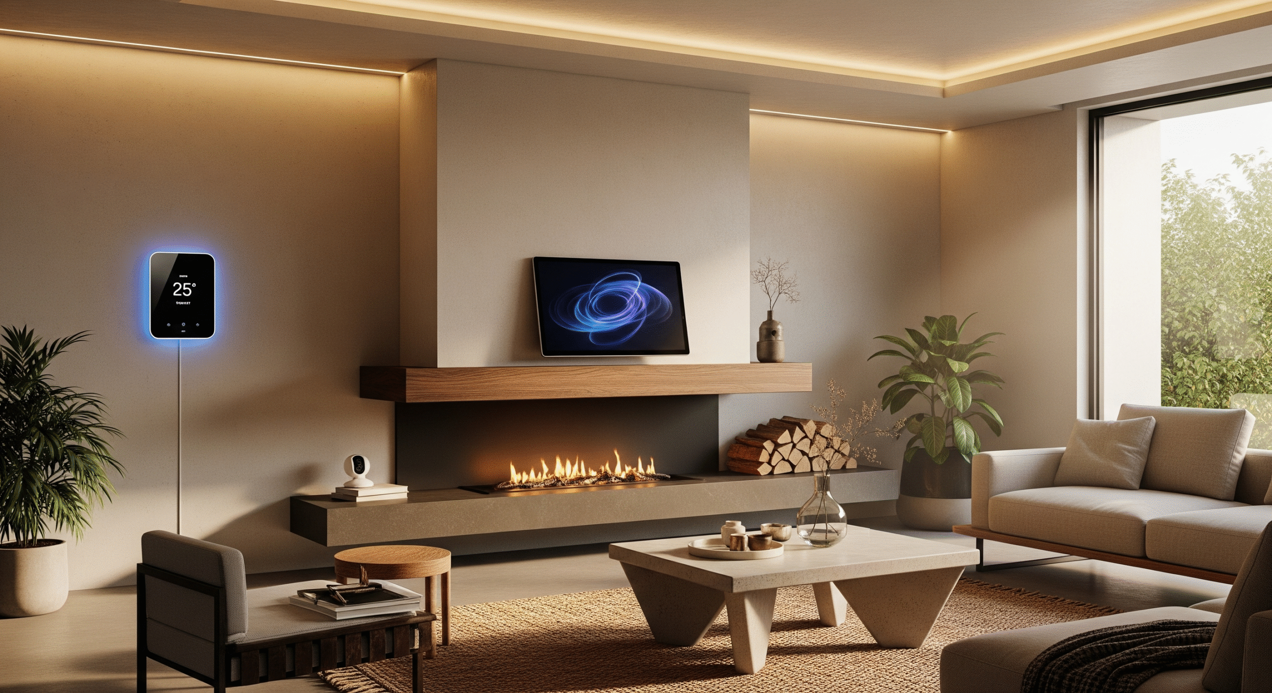 A futuristic smart home